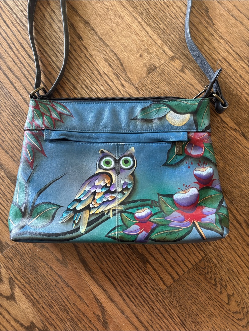 Anuschka Hand-Painted
Crossbody Bag - Picture 2 of 13
